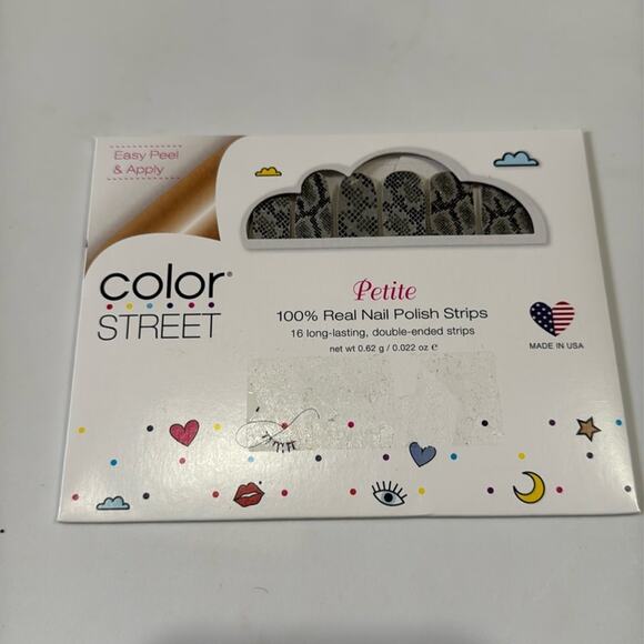 NWT Color Street "Good Night Hiss" Snakeskin Petite Nail Strips - Picture 2 of 4